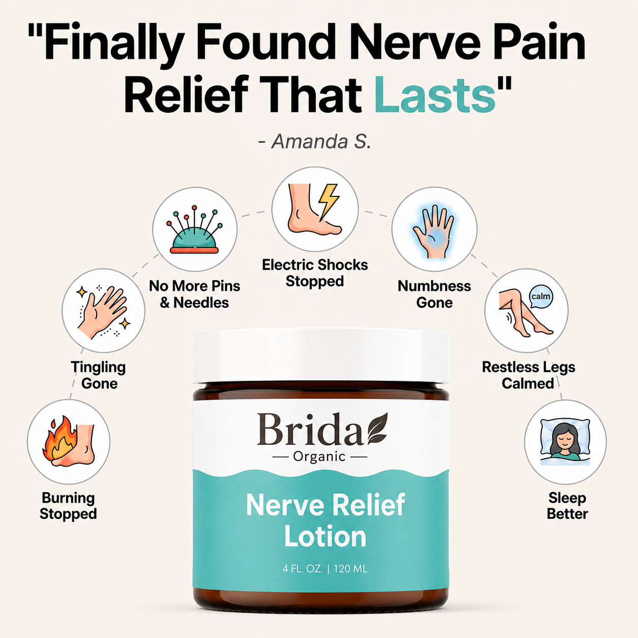 Brida Nerve Relief Lotion